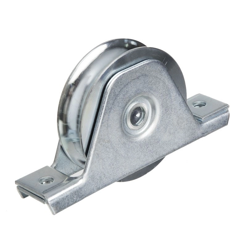 Downee 90mm Zinc Plated Recessed Wheel