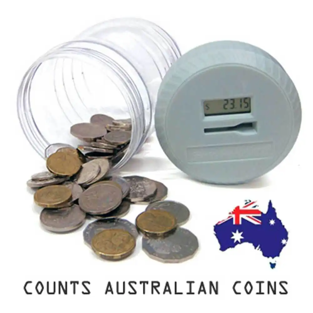 Digital Coin Counting Money Jar