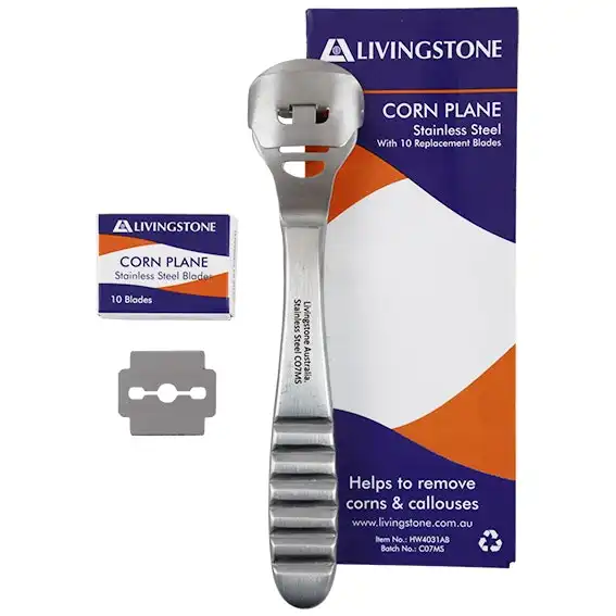 Livingstone Stainless Steel Corn and Callus Plane Cutter with Blade