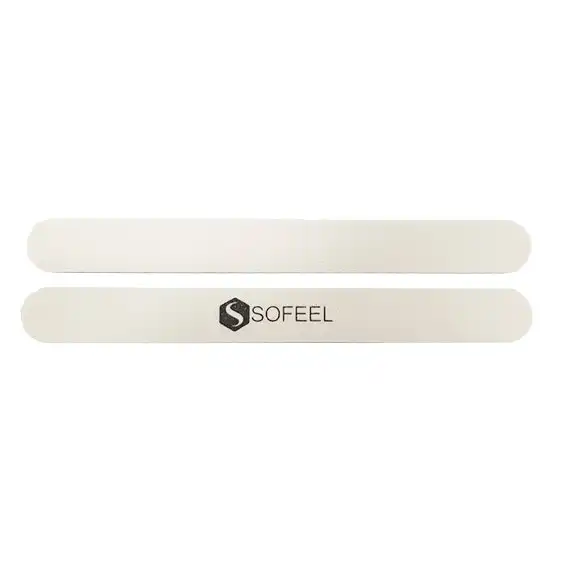 Sofeel White Perfector Nail Grinder 120/120 Grit Red Core Straight, 1.9 x 17.8cm 10 Pack