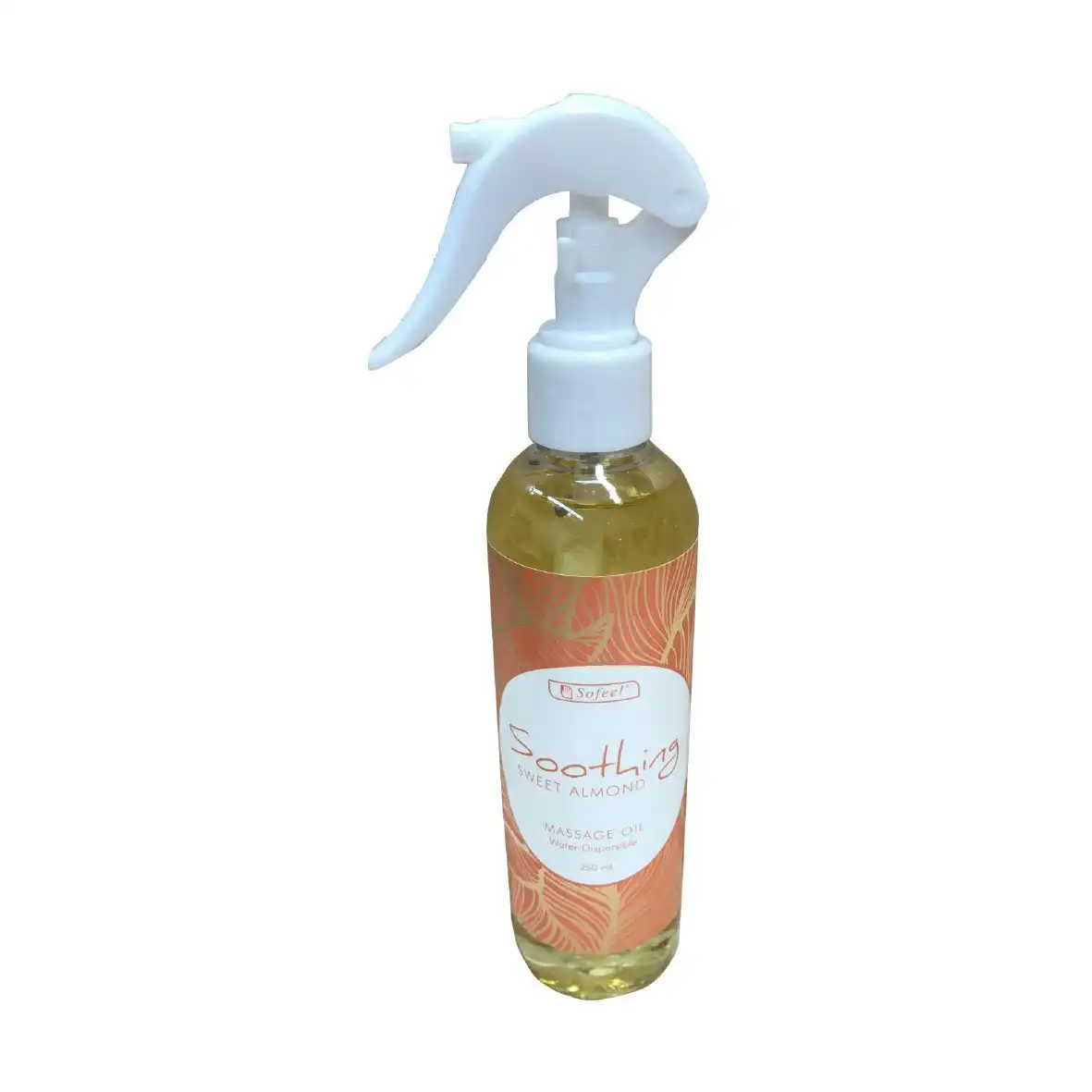 Sofeel Water Dispersible Massage Oils 250ml with Trigger Sprayer Soothing Sweet Almond Scent