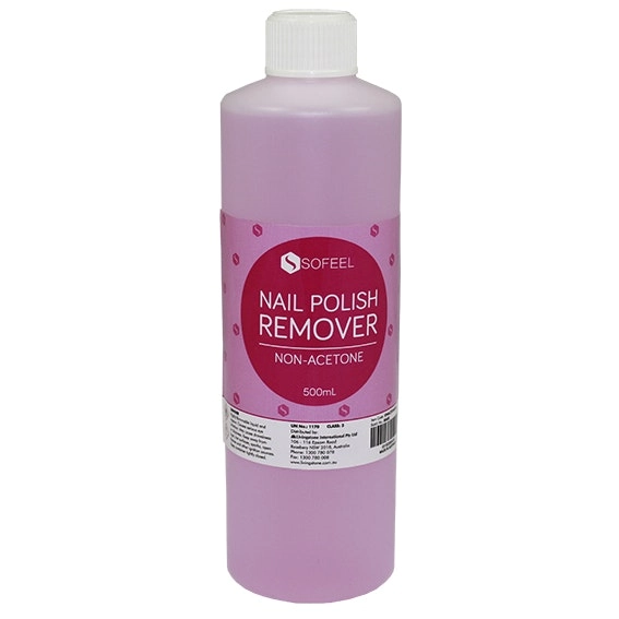 Sofeel Nail Polish Remover Non-Acetone Pink 500ml