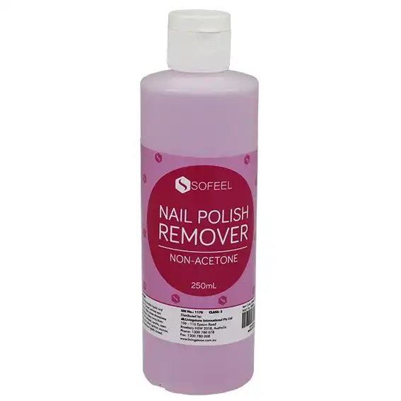 Sofeel Nail Polish Remover Non-Acetone Pink 250ml
