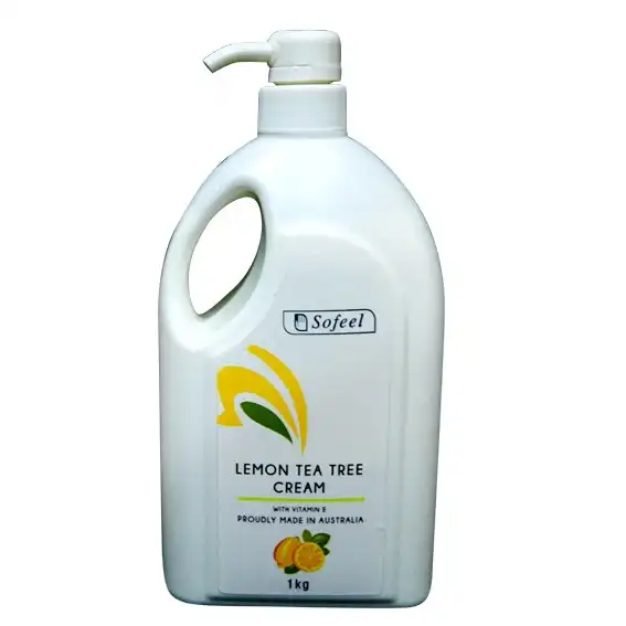 Sofeel Lemon Tea Tree Cream with Vitamin E 1kg Bottle