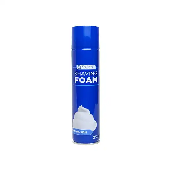 Sofeel Shaving Foam Cream, 250 Grams in Can, UN1950 CLS 2.1, Loose Can