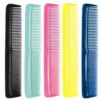 Livingstone Recyclable Polypropylene Hair Comb for Women Comes in Assorted Colours 20cm 12 Pack