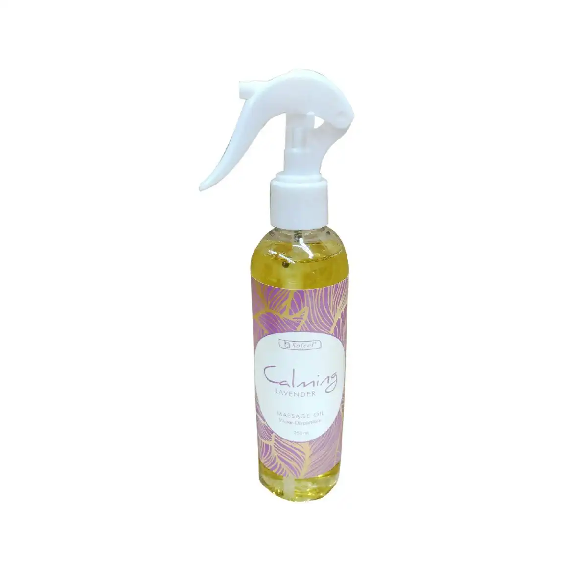 Sofeel Water Dispersible Massage Oils 250ml with Trigger Sprayer Calming Lavender Scent