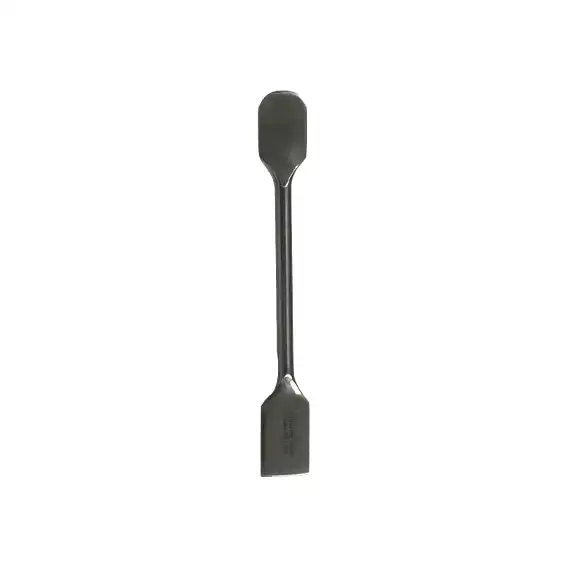 Livingstone Spatula, 160mm, 30grams 31 x 20mm Round End and 40 x 20mm Flat End, Stainless Steel, Each