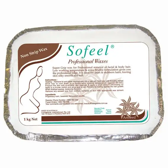 Sofeel Depilatory Professional Hot Waxes Non-Strip Wax Aniseed 1kg