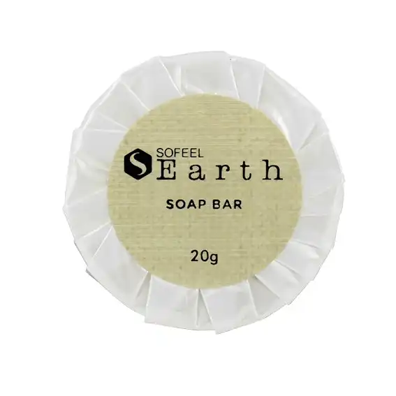 Sofeel Earth Soap Bar Aloe Vera 20g Pleat Wrap 400 Carton