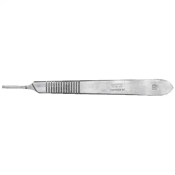 Livingstone Scalpel Blade Handle Stainless Steel No. 3 for Blades 6 to 16 13.5 x 1.2cm 23g
