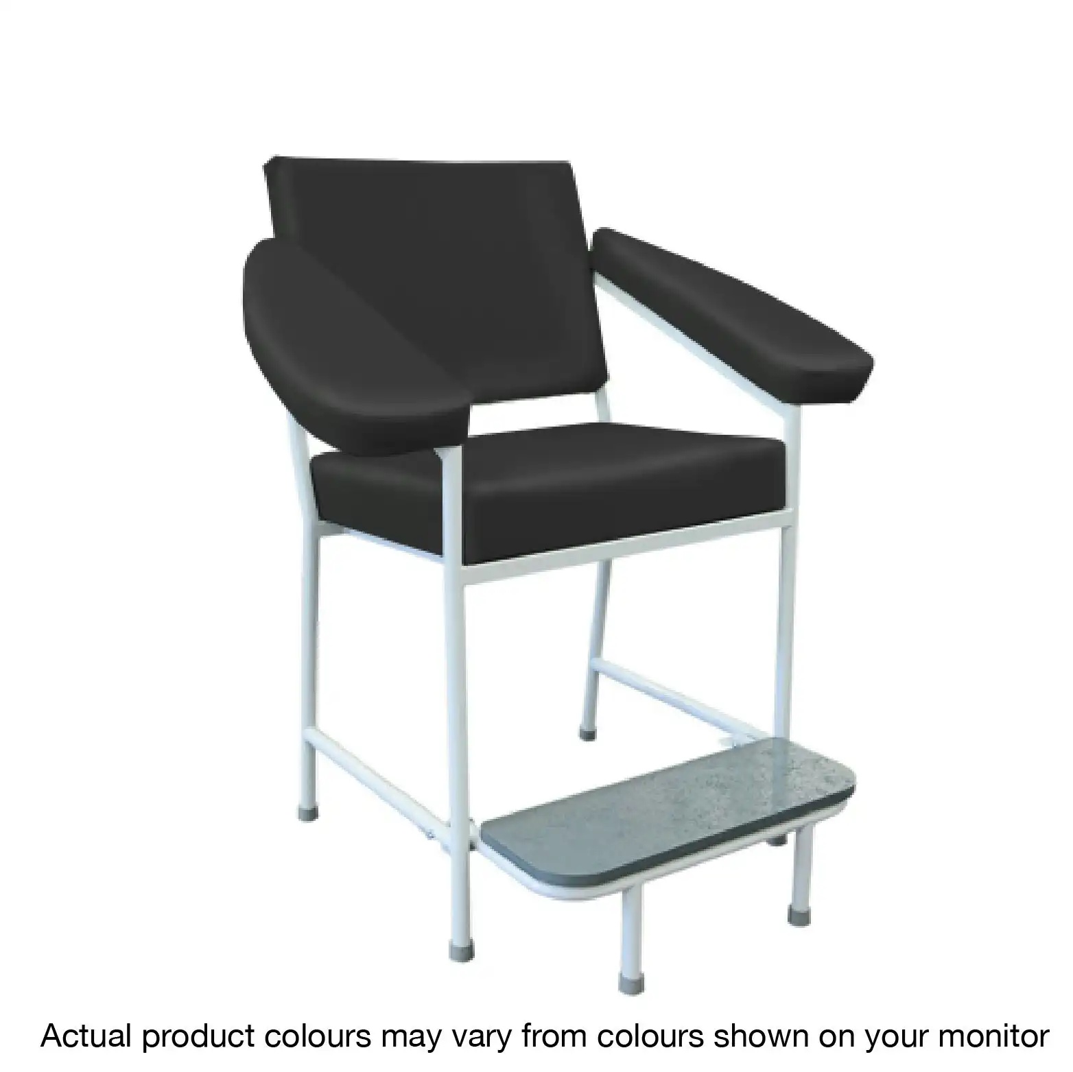 Livingstone Pathology Blood Collection Chair with Arms Black