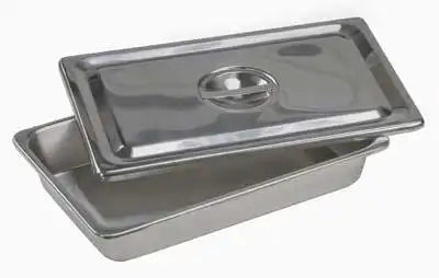 Livingstone Instrument Tray 310 x 195 x 60 mm with Cover 0.5mm Thickness Grade 202