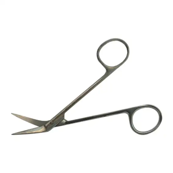 Livingstone Iris Gum Scissors 11cm Angled Stainless Steel