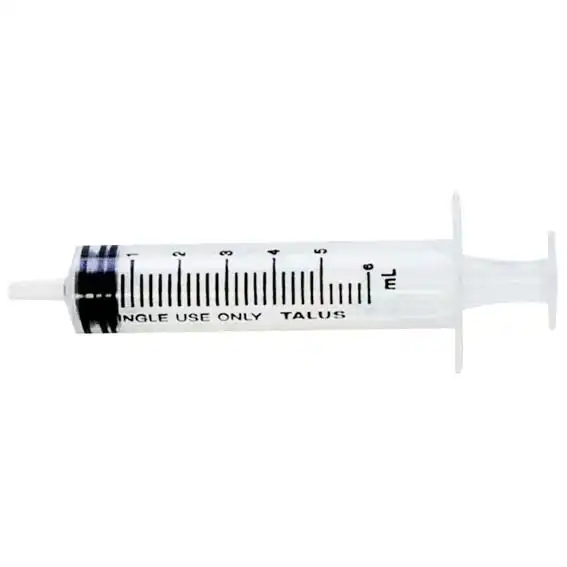 Livingstone Syringe, 5ml, Luer Lock Tip, Latex Free, Hypoallergenic, Non-Sterile, Loose x1624