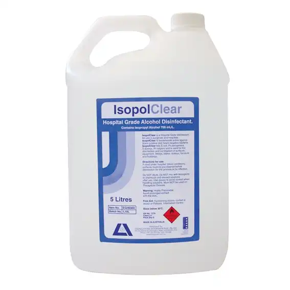 Livingstone Isopolclear 70% Isopropyl Alcohol Sanitiser 5L