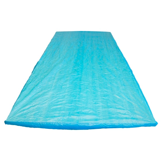 Livingstone Mattress Protector 210 x 90 x 20 cm Soft CPE Plastic Blue