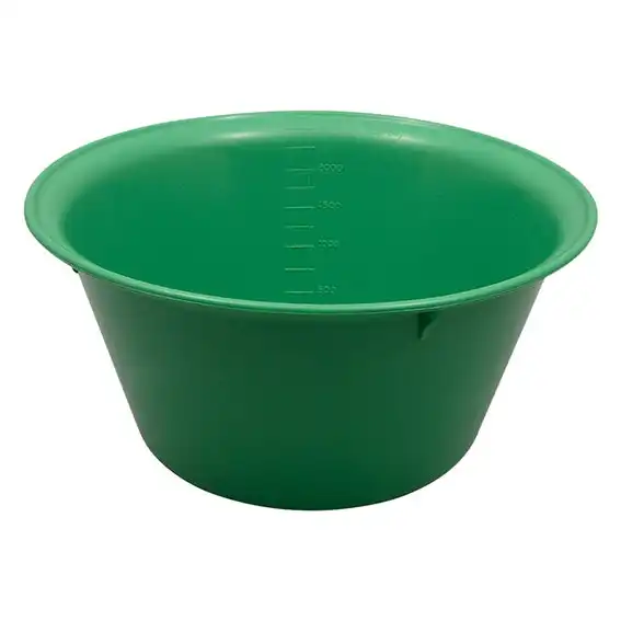 Livingstone Bowl Basin 2500ml 240mm Diameter x 114mm Height Autoclavable Plastic Green
