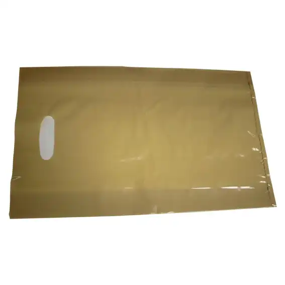 Livingstone LDPE Carry Bag, Beige 315 x 90 x 517 mm, 60mm, 500 Carton