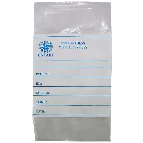 Livingstone Resealable Plastic Zip Lock Bag Clear with UN Logo 150 x 250 mm 1000 Pack