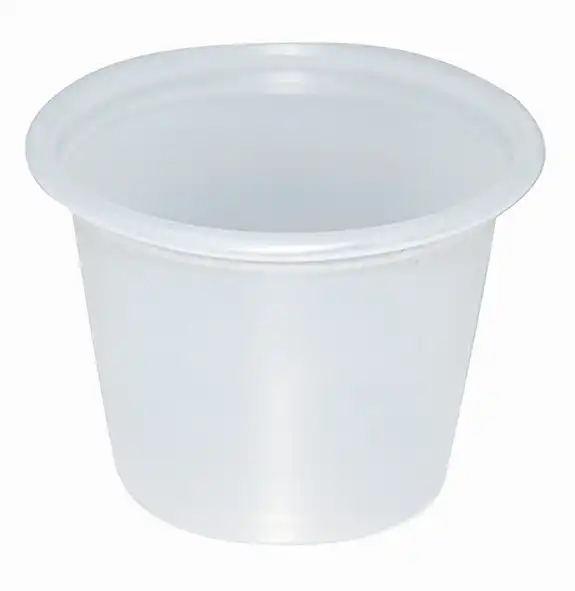 Livingstone Plastic Portion Cups 29.6ml or 1 Ounce Capacity White 250 Pack