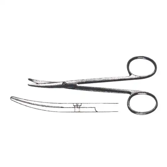 Perfect Strabismus Scissors 11cm Stainless Steel Curved Theatre Quality