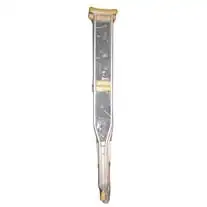 Livingstone Underarm Crutches Aluminium Adjustable Large 134-154cm 2 Pack