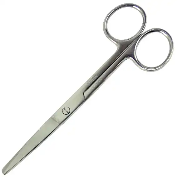 Livingstone Nurses Surgical Dissecting Scissors 13cm 31.5grams Sharp/Blunt Straight Stainless Steel