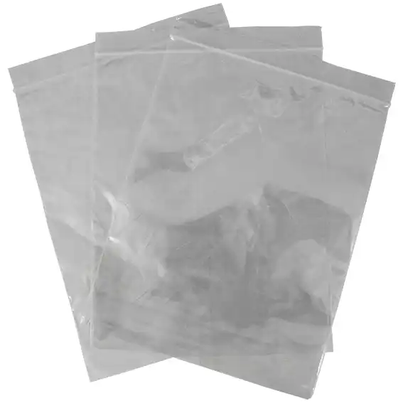 Livingstone Resealable Plastic Zip Lock Bag Clear 50 microns Thick 125 x 200mm 1000 Box