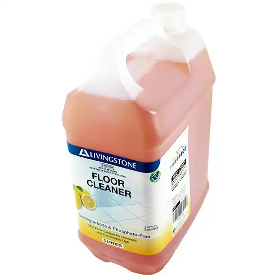 Livingstone Commercial Grade Floor Cleaner Lemon Scent 5L Bottle