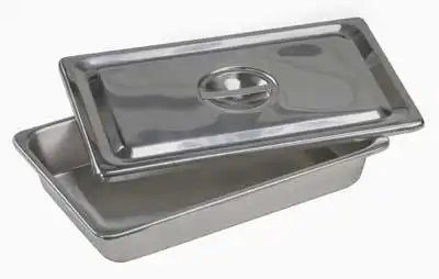 Livingstone Instrument Tray 300 x 200 x 50 mm with Cover 0.5mm Thickness Grade 202