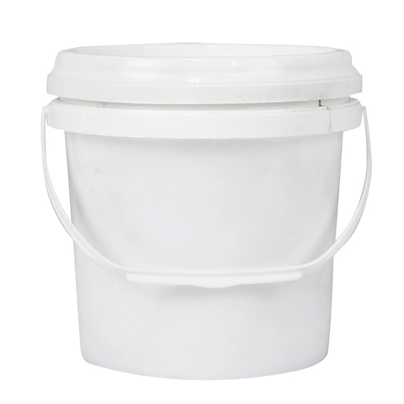 Livingstone White Polypropylene Pail Bucket with Lid 5L 197(H)mm x 222(W)mm