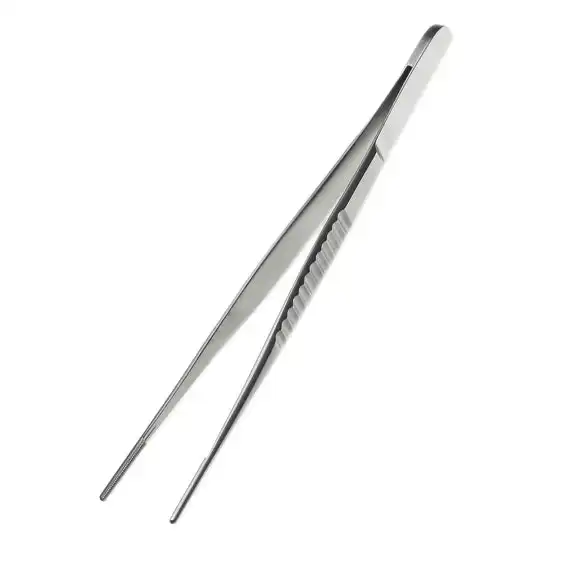 Adler Debakey Atrauma Tissue Forceps with Serrated Teeth, 16cm, Stainless Steel, Each