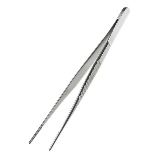 Adler Debakey Atrauma Tissue Forceps with Serrated Teeth, 16cm, Stainless Steel, Each