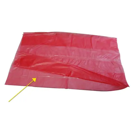 Livingstone Laundry Bag with Water-Soluble Strips at 25C 71 x 76cm HDPE Red 50 Bag x4