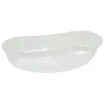 Livingstone Kidney Dish Tray 235 x 115 x 50 mm Graduated 700ml Clear Plastic 250 Carton