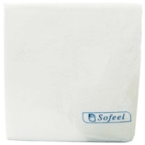 Sofeel Cleaning Cloths 40 x 38cm 70% Viscose White 25 Pack