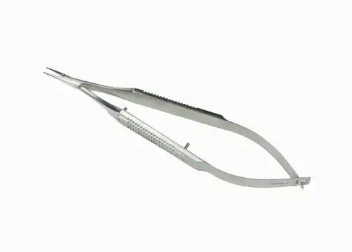 Livingstone Micro Needle Holder, without Lock, Stainless Steel