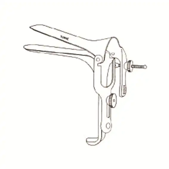 Adler Vaginal Speculum, Duckbill Graves, Stainless Steel, Medium, Each (70-110-02)