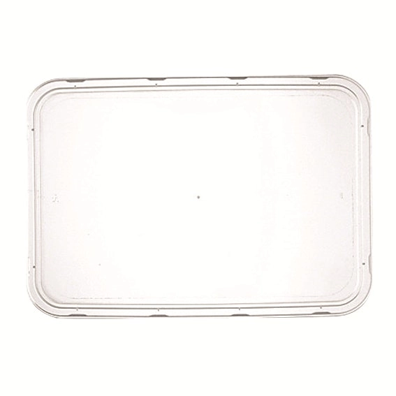 Universal Take-Away Rectangular Container, Lid, Clear, Recyclable Plastic, 50/Pack, 500/Carton x9