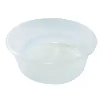 Livingstone Round Base, Recyclable Plastic Take-Away Containers without Lid, 10oz or 296ml, Clear, 500 Pieces/Carton x5