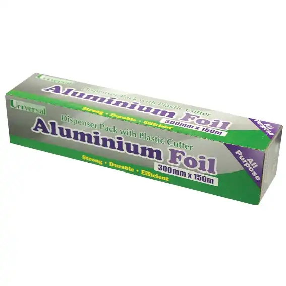 Universal Aluminium Foil 30cm x 150m 10 Microns