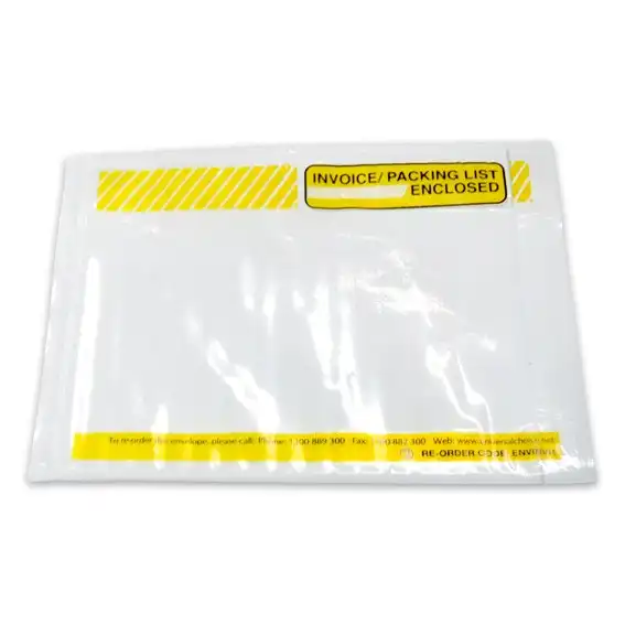 Universal Invoice Packing List Enclosed Envelope Yellow 115 x 150 mm 1000 Box