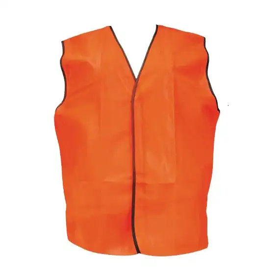 Livingstone High Visibility Safety Vest Large Orange with Livingstone Logo