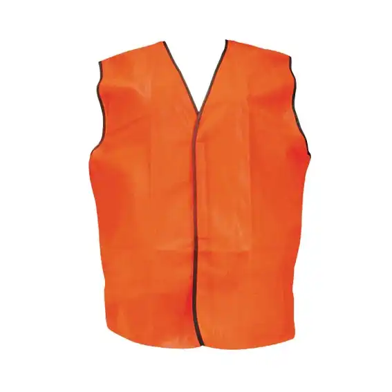 Livingstone High Visibility Safety Vest Extra Large Orange with Livingstone Logo