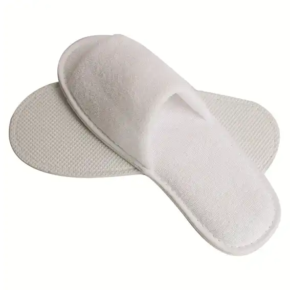 Livingstone Slippers Cotton Towel White 1 Pair