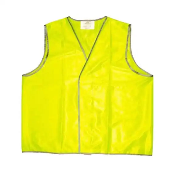 High Visibility Safety Vest Extra Large Yellow Visitor with Livingstone Logo