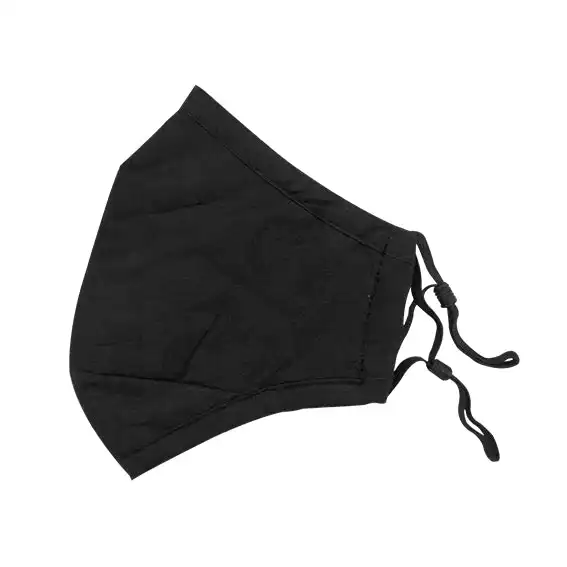 Livingstone Cloth Adult Face Mask Washable 2-Ply 24 x 14cm Black