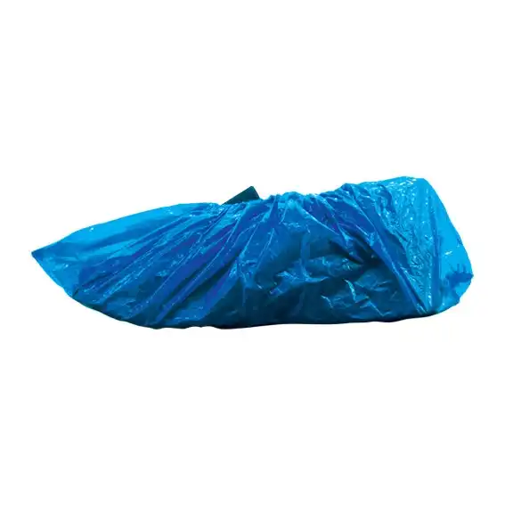 Livingstone Shoe Cover Overshoes Polyethylene Blue 100 Bag x10