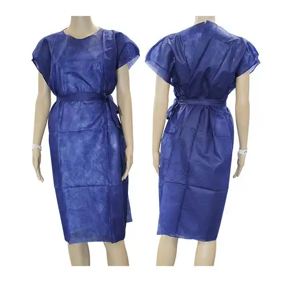 Livingstone Isolation Gown with Tie X-Ray AAMI Level 1 Dark Blue 100 Carton